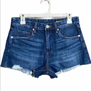 Blank NYC high rise jean shorts 27